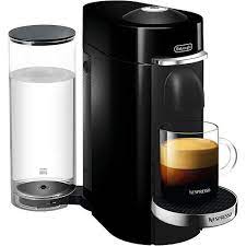 Both the delonghi and breville. Nespresso Vertuoplus Deluxe Black Coffee Espresso Single Serve Machine 9000250 Hsn In 2021 Coffee And Espresso Maker Nespresso Cappuccino Machine