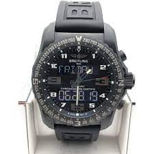 One of breitling's earliest and most enduring mottos was instruments for professionals and the words are as relevant today as ever. Breitling Night Mission Mens Black Ana Digi Dial Black Rubber Strap Wa Eli Adams Jewelers