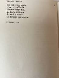 La Poesia Del Giorno Hai Un Sangue Un Respiro Cesare Pavese Carteggi Letterari Critica E Dintorn Citazioni Sagge Citazioni Brevi Citazioni Letterarie
