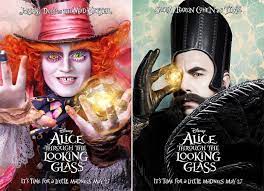 With the help of her friends, alice must travel through time to save after alice steals the chronosphere, time puts wilkins in charge of managing the collapsing grand clock while time himself goes to chase after the. Alice Through The Looking Glass Poster Artwork The Fashionisto