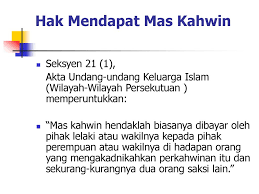 F) hak asasi untuk mendapatkan perlakuan tata cara, peradilan, perlindungan atau procedural rights. Hak Hak Wanita Islam Semasa Dan Selepas Perkahwinan Ppt Download