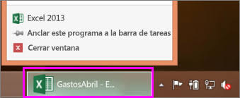 Resultado de imagen para icono barra de tareas excel