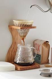 Hario Olive Wood And Glass Pour Over Coffee Set Coffee Set Pour Over Coffee Coffee