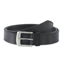 Tan belt faux leather woven vintage distressed silver metal buckle women's medium. Black Leather Belt With Silver Color Buckle Style N Craft 392701