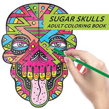 Crayola art with edge is a line of stunning designs that will keep your creativity on the edge! Crayola Sugar Skulls Coloring Book Gift For Teens 40 Coloring Pages Pricepulse