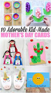 A great selection of easy cards for all age levels including preschool and toddler ages. 10 Adorable Mother S Day Card Ideas Kids Can Make Mothers Day Crafts For Kids Mothers Day Crafts Mothers Day Cards