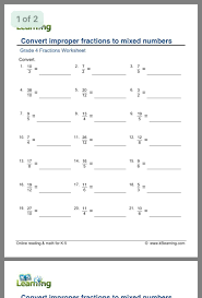 Pin By Hanit Schuldenfrei On Fractions Fractions Worksheets Fractions To Decimals Worksheet Improper Fractions