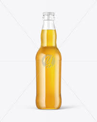 Download Clear Glass Lager Beer Bottle Mockup In Bottle Mockups On Yellow Images Object Mockups PSD Mockup Templates
