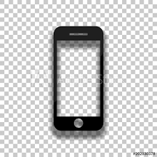 Mobile Phone Icon Black Glass Icon With Soft Shadow On Transparent Background Stock Vector Adobe Stock Discover 176 free mobile phone icon png images with transparent backgrounds. black glass icon with soft shadow