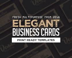 You can make changes to the color palette or even add a new font. Elegant Business Cards Psd Templates Design Graphic Design Junction