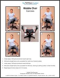 Wobble Chair Exercises