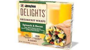 Get jimmy dean bacon and spinach frittatas, frozen (12 oz) delivery or pickup near me delivered to you within two hours via instacart. Delights Spinach And Bacon Breakfast Wraps Jimmy Dean Brand