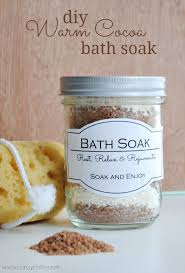 Diy Warm Cocoa Bath Soak Classy Clutter Homemade Bath Products Diy Bath Products Bath Soak