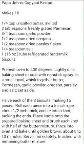 Papa John S Copycat Garlic Knots Papa Johns Breadsticks Parmesan Breadsticks Recipe Papa Johns Recipe