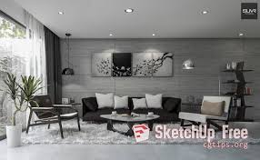 1352 Interior Livingroom Scene Sketchup Model Free Download In 2020 Living Room Interior Interior Living Room