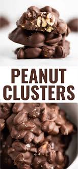 These Easy 3 Ingredient Peanut Clusters Are Perfect For The Holidays Christmas Peanutclusters Dessert Peanut Clusters Chocolate Peanut Clusters Recipes
