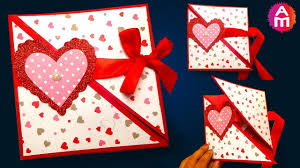This would be a great project for kids too. How To Make Diy Valentine Cards Handmade Love Card Making Ideas
