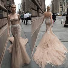 2019 Inbal Dror Mermaid Lace Wedding Dresses Beads Applique Backless Trumpet Bridal Gowns Beach Vintage Wedding Dress Bride Gowns Brides Dress From Manweisi 1 Robe De Mariee Mariage Robe