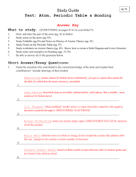 Periodic table puzzle worksheet answers page 37 Test Atom Periodic Table Bonding Answer Key What To Study
