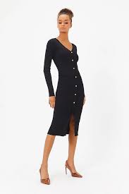 Grab your knitting needles and some yarn to get started. Rib Knit Button Dress Coast