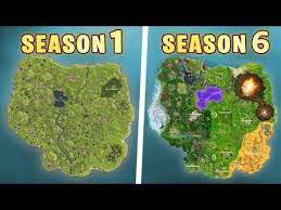 Evolution Of The Entire Fortnite Map Season 1 To Season 5 Update Fortnite Epic Fortnite Epic Games Fortnite Evolution