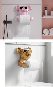 Pig Decorative Toilet Paper Roll Holder Unique Toilet Paper Holder Unique Bathroom Decor Toilet Paper Roll Holder