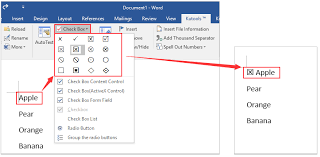 How To Quickly Insert Checkbox Symbol Into Word Document
