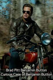 Brad Pitt Curious Case Of Benjamin Button Biker Leather Jacket Brad Pitt Brad Brad Pitt Motorcycle