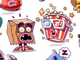Kik Messenger Stickers Messenger Stickers Kik Messenger Cartoon Design