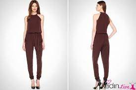 Kemerli Salas Tulum Modelleri Kadinlive Com Jumpsuit Fashion Jersey Jumpsuit