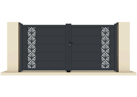 Maybe you would like to learn more about one of these? Portail Battant Aluminium Auzay Gris Anthracite L 355 X H 169 7 Cm Leroy Merlin