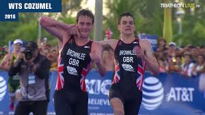 Jonathan callum brownlee is a british professional duathlete and triathlete. Top Moments From Wts10years 2016 Cozumel Brownlee Brothers Finish Youtube