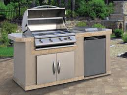 The granite counter doubles as a prep area and bar, with enough space around it for several. Outdoor Kitchen Design Plans