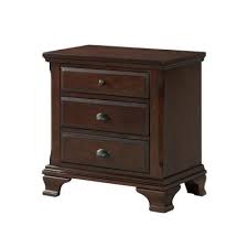 Based atop four flared ft, its frame is created from forged and manufactured wood and measures 27'' h x 28'' w x 17'' d. Cherry Nightstands Bedroom Furniture The Home Depot