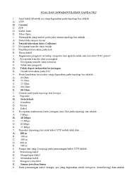 Soal fiber optik dan jawabannya. Soal Pilihan Ganda Dan Jawaban Tentang Fiber Optik
