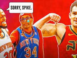 Search, discover and share your favorite atlanta hawks gifs. Knicks News Spike Lee S Depressing Reaction After Trae Young Hawks Win