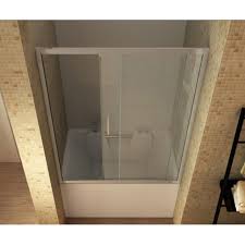 Nessuna opera muraria e soluzioni semplici per box e piatto doccia: Parete Sopravasca 1 Lato 6 Mm Scorrevole In Cristallo Box Vasca Da Bagno Doccia Bricoshop24