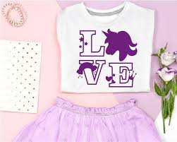 Love Svg Unicorn Svg Valentine Unicorn Girls Svg Svg File Etsy Unicorn Svg Circle Monogram Font Silhouette Studio Files