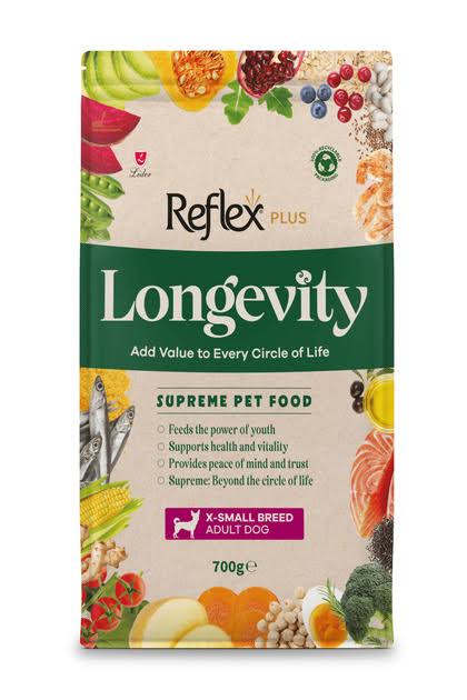 Reflex Plus Longevity Çok Küçük Irk Yetişkin Köpek Maması 700 gr
