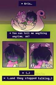 OC] Comic based on some of the unused dialogue during the boat ride : r  Deltarune