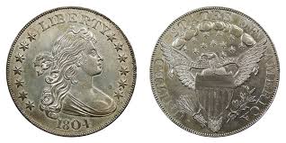 1804 Draped Bust Silver Dollar First Reverse Original