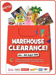 Maklumat lanjut hubungi azizul hartanah ditalian 01129616029. 16 18 Aug 2018 Mattel Warehouse Sale Clearance Everydayonsales Com