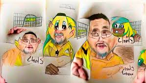 R Kelly and Chris Chan in prison | Chris Chan Sonichu Comic | Chris Chan  Drawing
