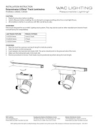 Find the perfect space for your business at squarefoot. Installation Instruction Exterminator Ledme Track Luminaires H Led20 L Led20 J Led20 Manualzz