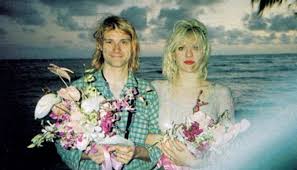 Courtney love, frances bean cobain, kurt cobain. 25 Years Ago Kurt Cobain And Courtney Love Were Married In Secret On A Clifftop