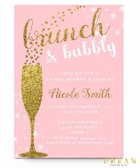 Brunch And Bubbly Bridal Shower Invitation Bridal Shower Brunch Cheap Bridal Shower Invitations Bubbly Bridal Shower