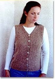 This quick & easy cowl is worked in the round with bulky yarn and large needles. V Neck Vest By Knitting Pure And Simple Knitting Pattern Halcyon Yarn