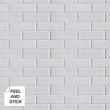 These subway tile wallpaper are attractive and fit well with any interior. Nextwall 30 75 Sq Ft Off White Vinyl Tile Self Adhesive Peel And Stick Wallpaper In The Wallpaper Department At Lowes Com