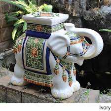 Overstock Com Online Shopping Bedding Furniture Electronics Jewelry Clothing More Ceramic Elephant Ceramic Garden Stools Outdoor Stools