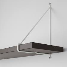 Bergshult Pershult Etagere Murale Brun Noir Blanc 80x20 Cm Ikea